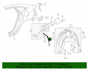 Fuel flap motor Honda Civic XI FE/FL 22-