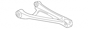Lower rear left transverse control arm for Audi Q7 4L 10-15