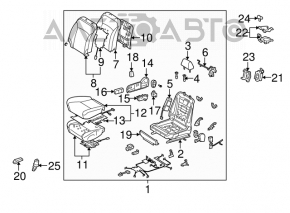 Lexus IS250 IS300 IS350 06-08 Passenger Seat Control