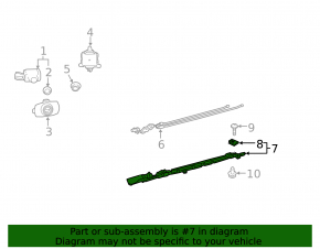 Bracket for the foot-operated trunk opening sensor for the Toyota RAV4 Prime 21-24