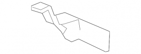 Mudguard rear left Chevrolet Bolt 17-
