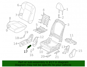 Mitsubishi Outlander 22-25 passenger seat control
