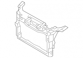 TV panel radiator Ford Flex 13-19