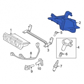 ECU bracket engine computer Ford Explorer 13-19 3.5