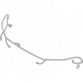 Wiring front bumper Ford Explorer 16-17 for parking sensors