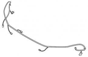Wiring front bumper Ford Explorer 16-17 for parking sensors