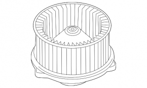 Motor fan heater Mazda 6 13-21