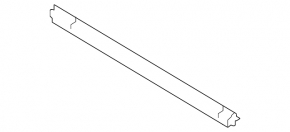 Glass seal inner front left Mazda CX-5 17-25