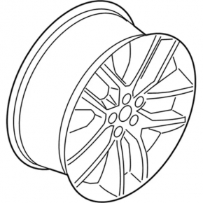 Wheel disk R20 Ford Edge 15-type 2, light curb