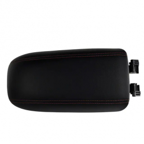 Central console armrest Ford Escape MK4 23- leather black with red stitching