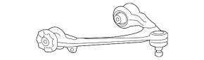 Lower rear right control arm for Jaguar F-Pace X761 17-22