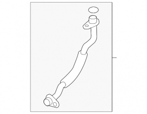 Audi A3 22-26 turbo oil drain pipe