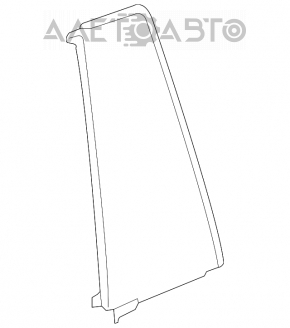 Mercedes X164 GL rear right triangle door glass