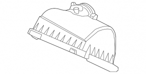 Air filter housing upper part Honda Civic X FC 16-21 2.0