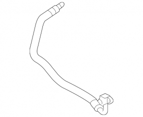 Oil cooler return pipe upper BMW X5 E70 07-13