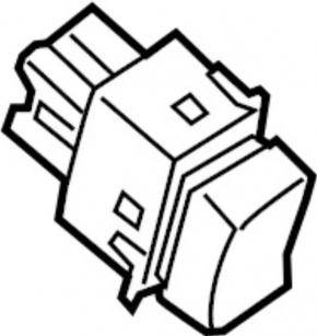 Driver's seat heating button Nissan Leaf 18-