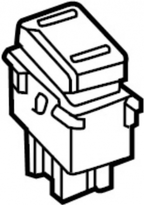 Driver's seat heating button Nissan Leaf 18-