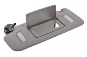 Left visor Chevrolet Trax 17-20 gray with backlight