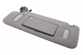 Left visor Chevrolet Trax 17-20 gray with backlight