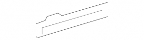 Rear bumper reflector inner right Audi A6 C8 19- S-line