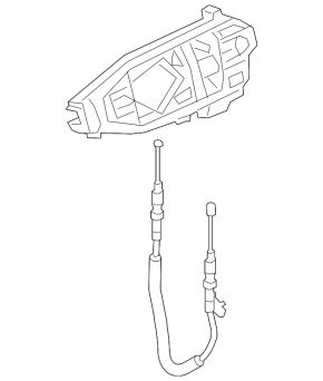 Rear right door handle mechanism for Audi Q8 19-25