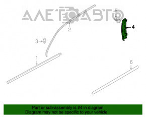 Door trim side front left VW Passat b8 16-19 USA