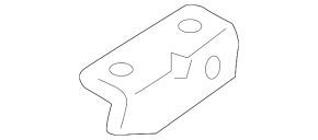 Right front fender bracket small Hyundai Kona 18-23