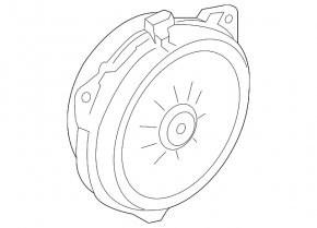 Speaker rear left Subaru Impreza 17-23 GK