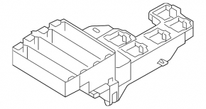 Audi A4 B8 08-16 trunk fuse box