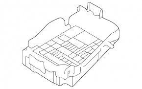 Fuse box under the dashboard Hyundai Elantra UD 11-11