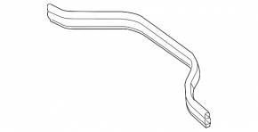Mercedes GLS-class X166 13-19 rear hood seal
