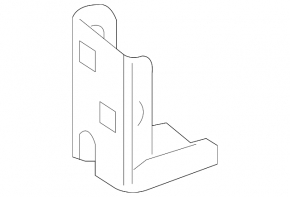 Headlight eyepiece bracket right Mercedes GLC 16-22