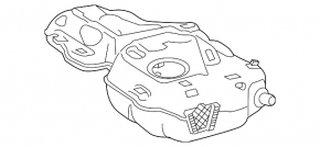Fuel tank Mercedes A-class V177 19-22 M260