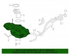 Fuel tank Mercedes A-class V177 19-22 M260