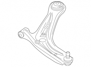 Lower control arm front left Ford Fiesta 11-19