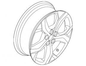 Wheel disk R18 Ford Mustang Mach-E 21-23 type 1