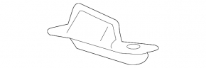 Right front bumper mudguard for Land Rover Range Rover Sport 18-22, with plug