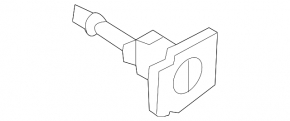 Front left door lock cylinder VW Touareg 11-17