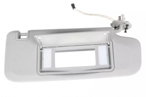 Right visor Chevrolet Volt 16 - gray, with backlight, without hook