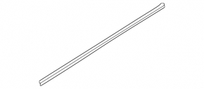 Glass seal inner front right Volvo XC40 19-25