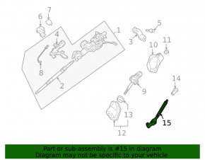 Lower steering cardan joint Toyota FJ Cruiser 11-14