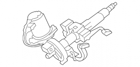 Steering column with electric power steering Toyota Highlander 08-13 2.7 3.5