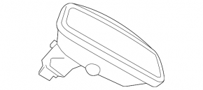 Interior mirror BMW 4 F32/33/36 14-20 anti-theft indicator