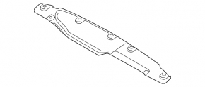 Rear bumper protection trim BMW 5 G30 17-23