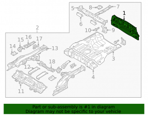 Rear panel Kia Soul 14-16