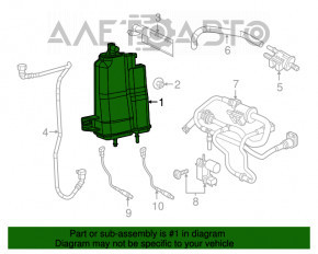 Carbon Canister Absorber Jeep Renegade 15-18