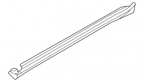 Right threshold Nissan Maxima A36 16-