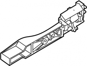 Rear right door handle mechanism Nissan Murano z50 03-08