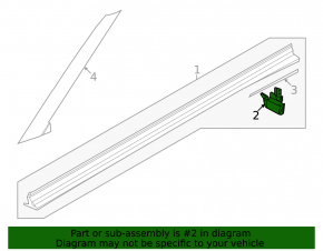Rear right mudguard for the Kia EV6 22-24 GT, GT-Line