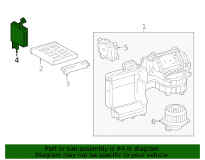AMPLIFIER ASSY, AIR CONDITIONER Toyota Camry v55 15-17 usa, scrap crepe